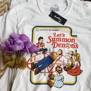 NWT Let's Summon Demons T Shirt for HALLOWEEN
